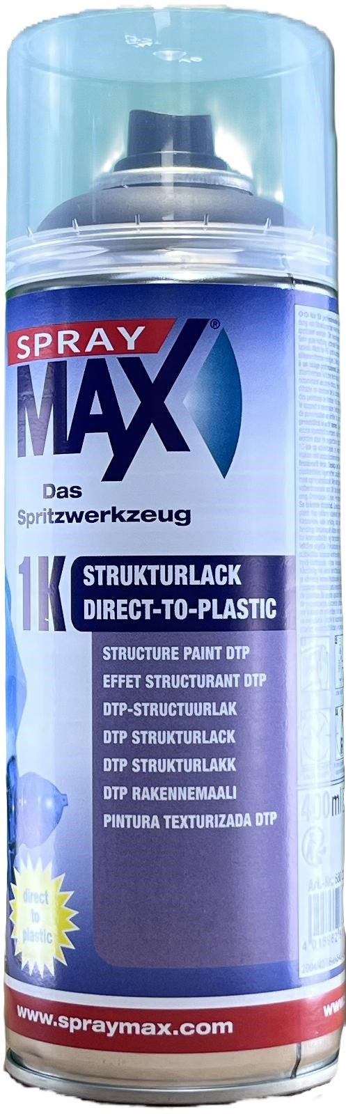 SM 1K DTP STRUKTURLACK SCHWARZ 400 ml
