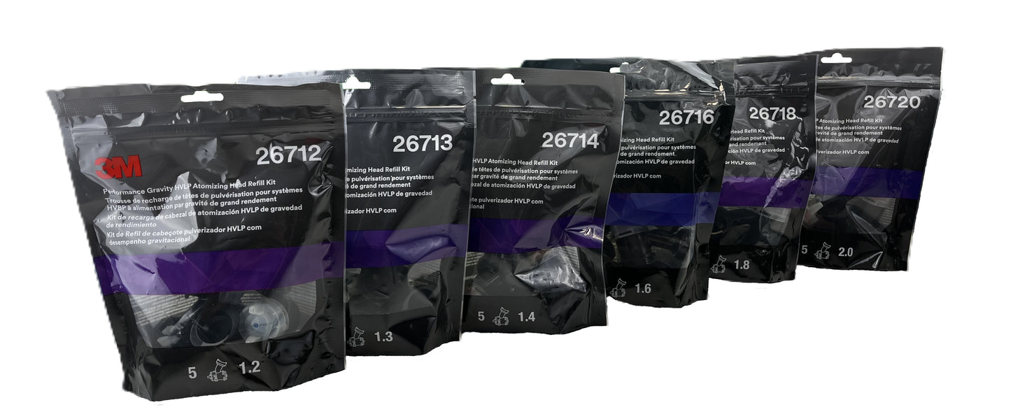 3M™ HVLP Hochleistungsdüsenkopf für Fließbecher