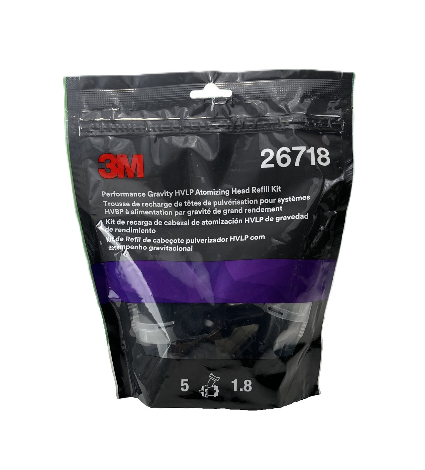 3M™ HVLP Hochleistungsdüsenkopf für Fließbecher