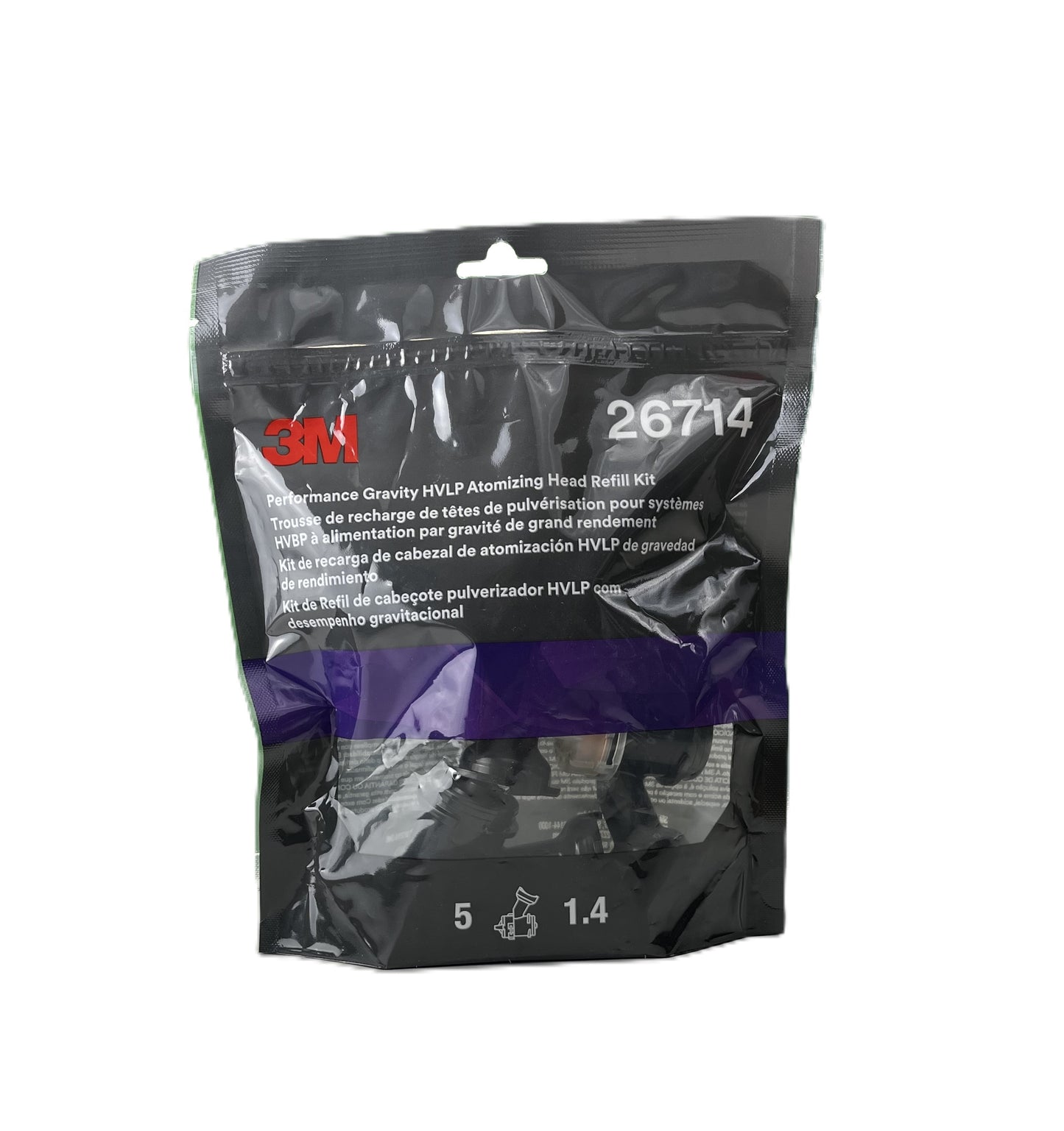 3M™ HVLP Hochleistungsdüsenkopf für Fließbecher