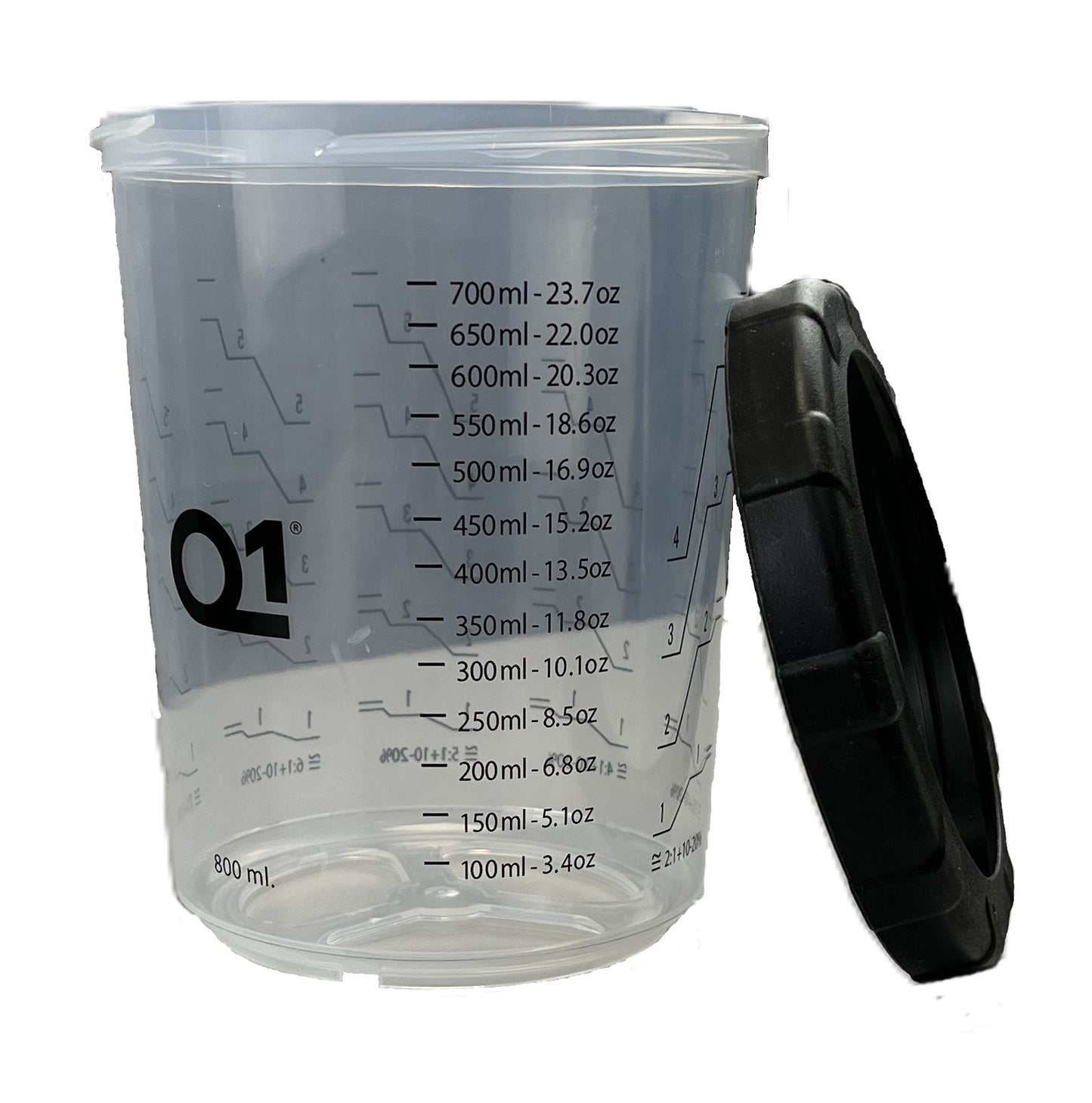 Q1 Außenbecher + Ring für Paint Cup System