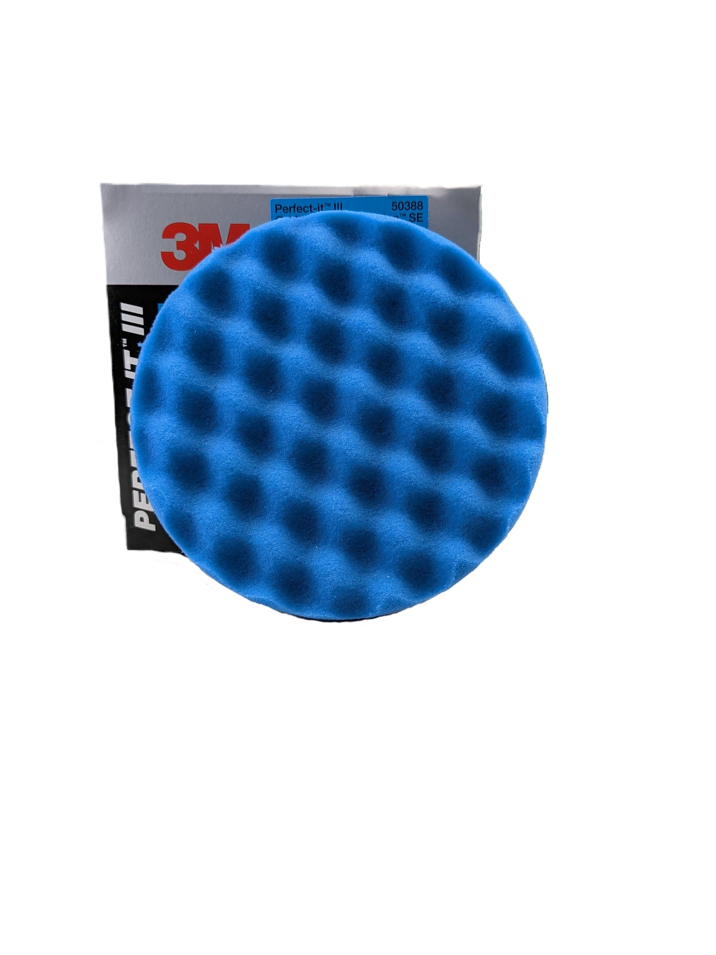3M™ Perfect-It™ Ultrafina SE Anti-Hologramm Polierschaum, genoppt, Blau