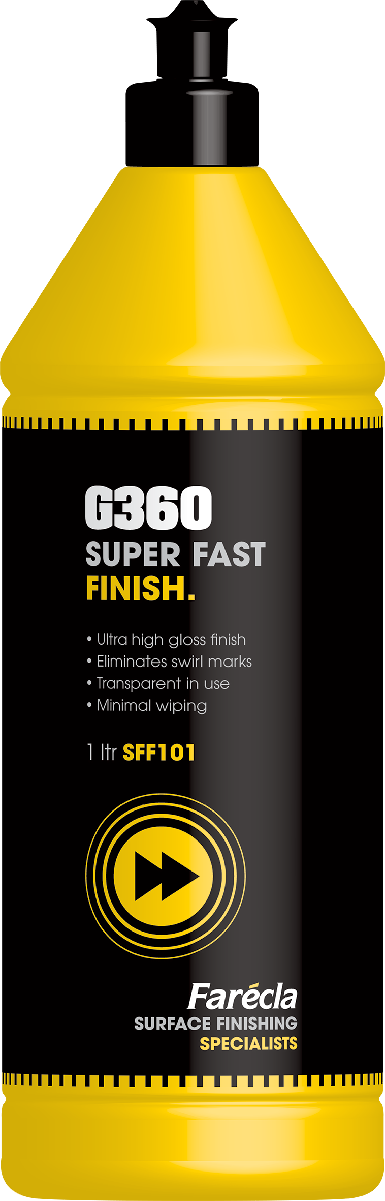 Farécla Finish Super Fast G 360, schwarze Kappe