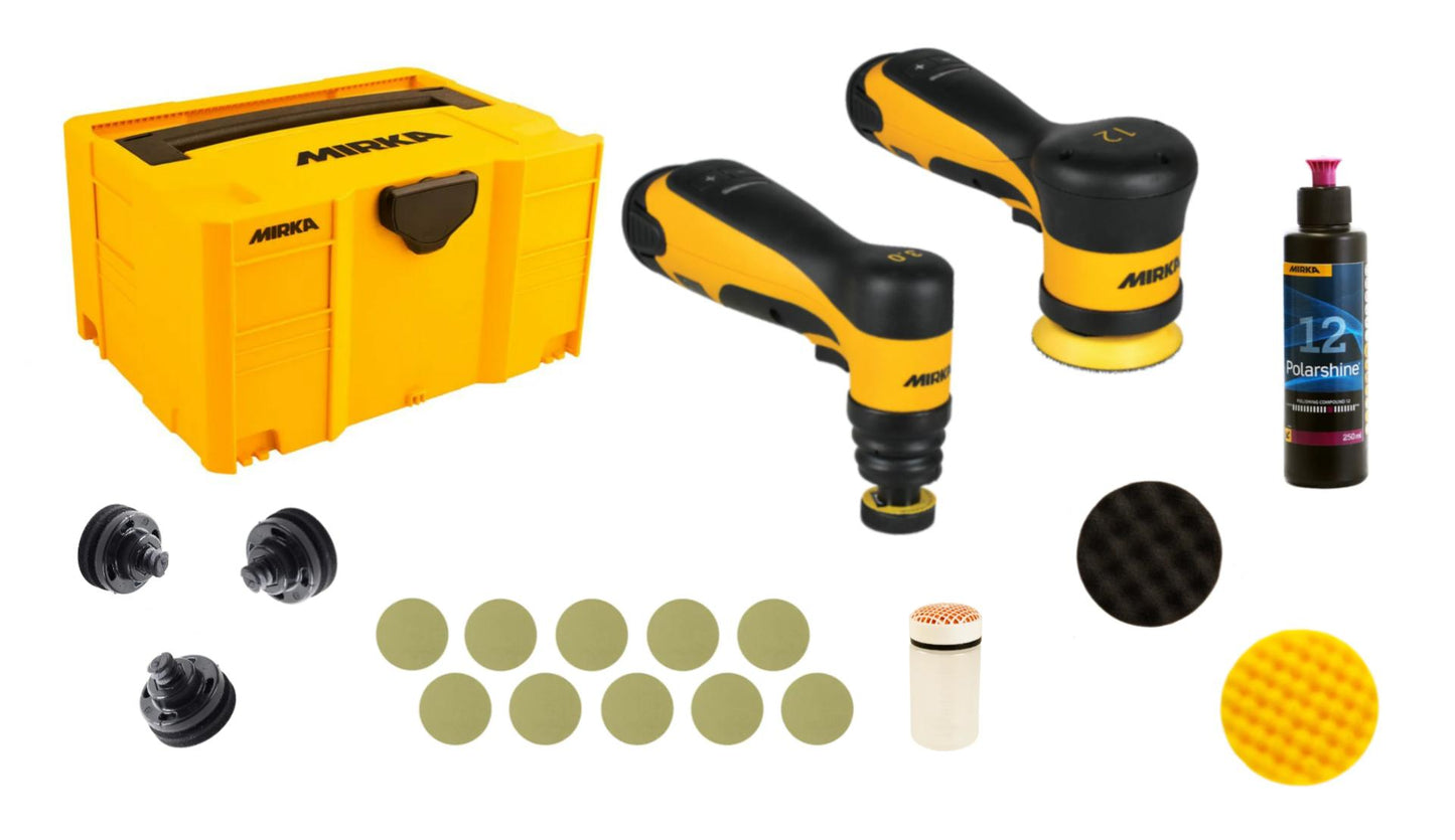 MIRKA Akku-Blütenschleifer-Set