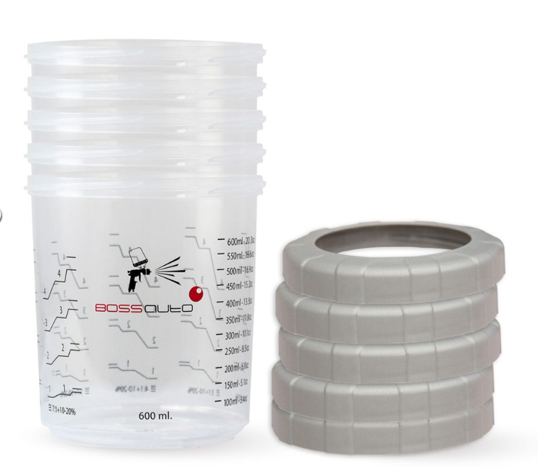 Außenbecher + Verschlussring für BPS-System 600 ml