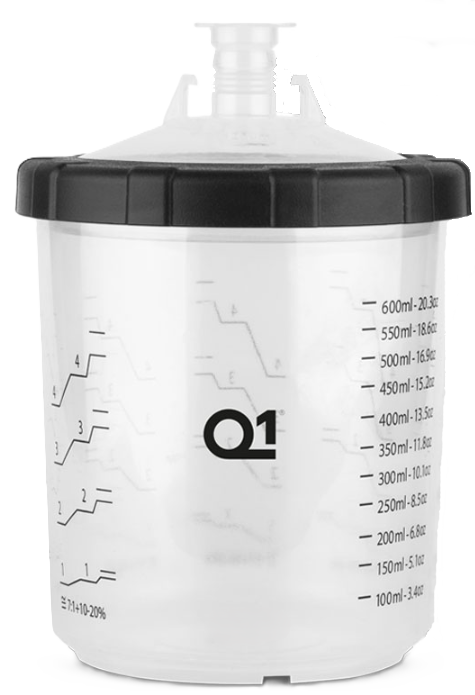 Q1 Paint Cup System 125 µ 200 ml