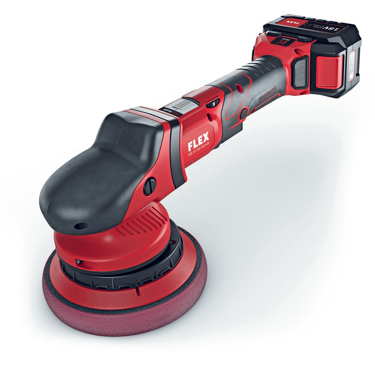 FLEX Akku-Exzenterpolierer 18,0 V XFE 15 150 18.0-EC 5.0 Set