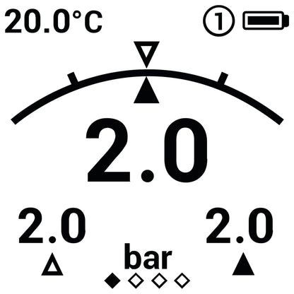 SATA Digitale Druckmesseinrichtung adam X pro zum Nachrüsten einer jet X display 