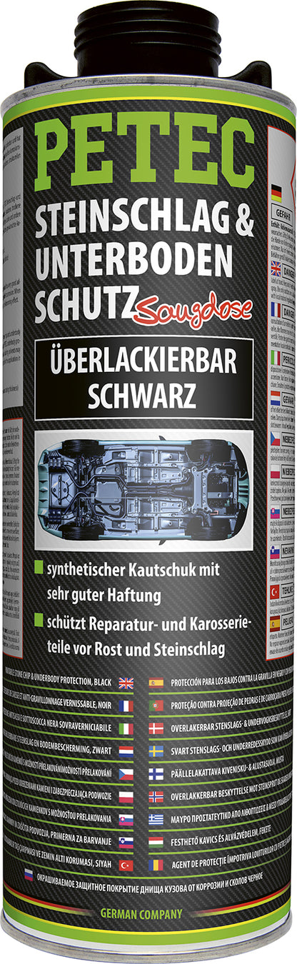 Petec Steinschlag-und Unterbodenschutz 1l in Kartusche