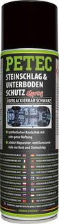 PETEC Steinschlag- und Unterbodenschutz 500ml in schwarz zum Sprayen