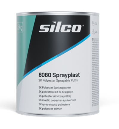Silco 8080 Sprayplast 2K Polyester-Spritzspachtel
