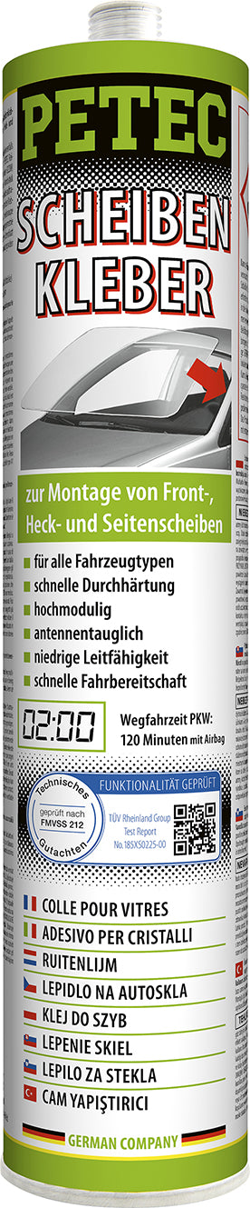 PETEC Scheibenkleber, Kartusche: 310 ml