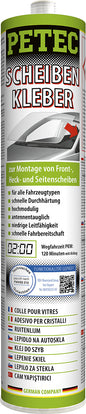 PETEC Scheibenkleber, Kartusche: 310 ml