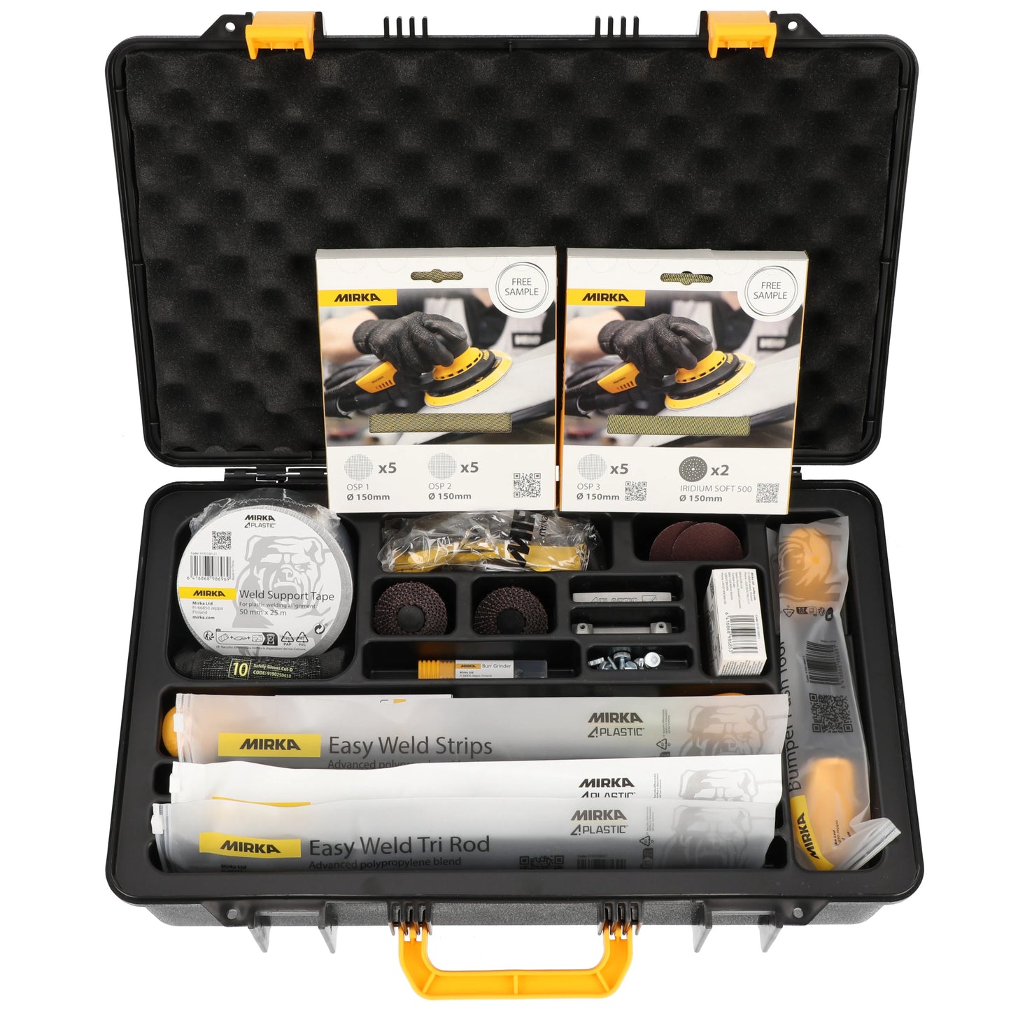 Mirka Plastic Repair Solution Koffer offen 