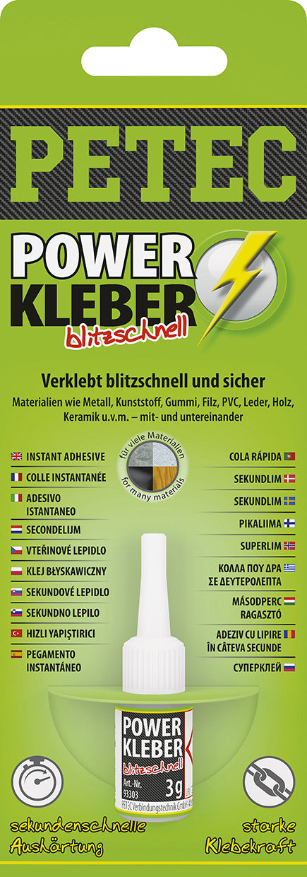 PETEC Power Kleber 3-g-Flasche SB