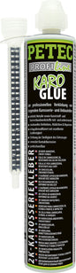 PETEC KARO GLUE, 2K KAROSSERIEKLEBER, COAXIALKARTUSCHE 195ML