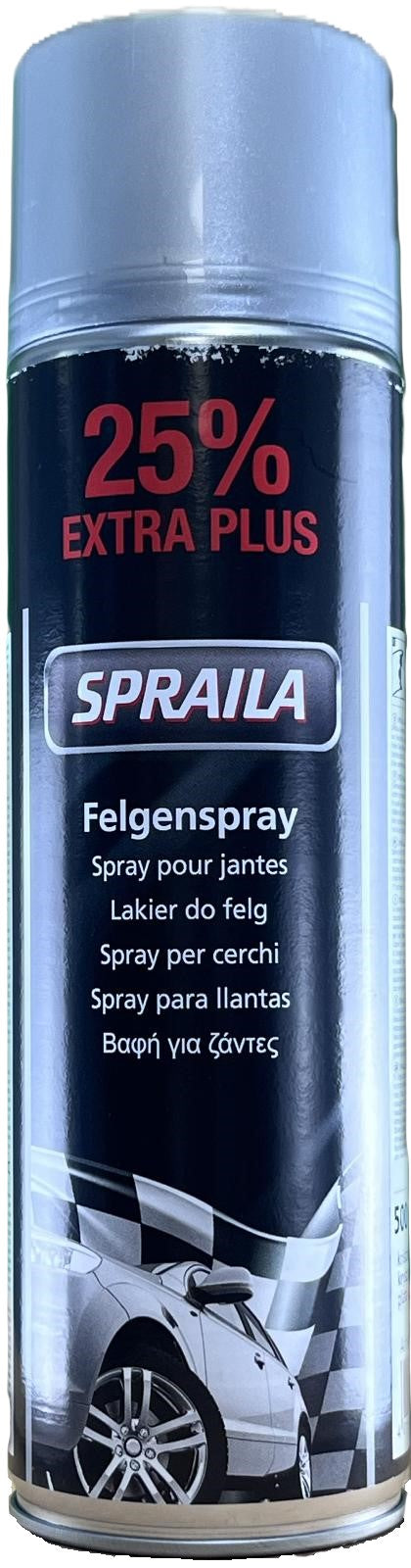 SPRAILA Felgensilber Spray 500 ml