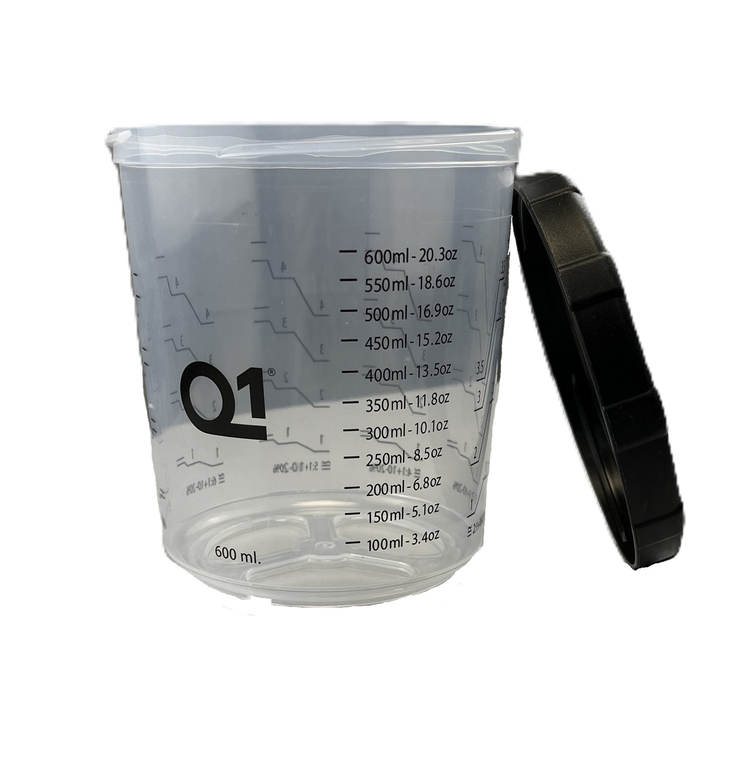 Q1 Außenbecher + Ring für Paint Cup System