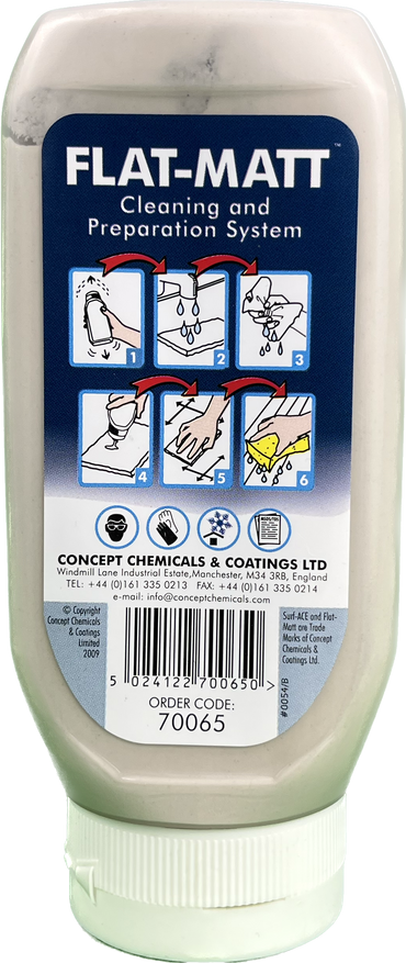 Surf-ACE Flat-Matt wasserbasierte Mattierungspaste ONE-STEP 0,5 kg