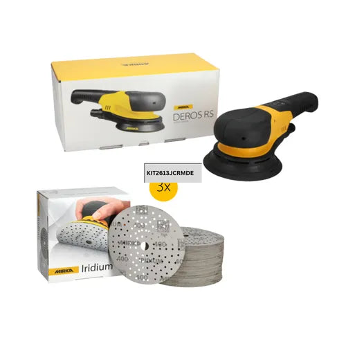 Mirka DEROS RS PAKET I mit Iridium Schleifscheiben