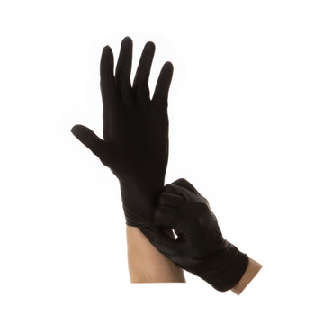Nitril Einweghandschuhe Schwarz Größe M oder XL