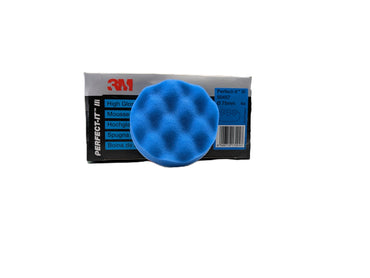 3M™ Perfect-It™ Ultrafina SE Anti-Hologramm Polierschaum, genoppt, Blau