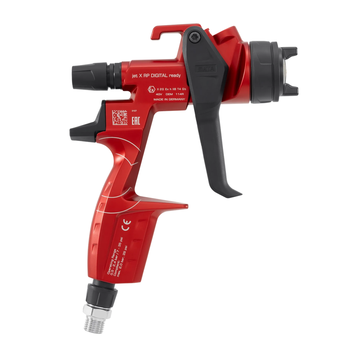 SATAjet X clearcoat Edition rot schwarz