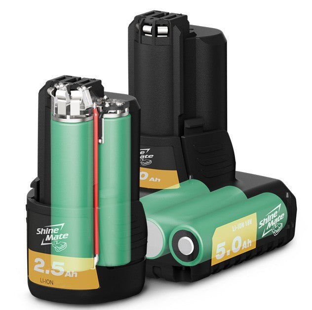 ShineMate Akkus 2,5Ah und 5,0Ah 18V