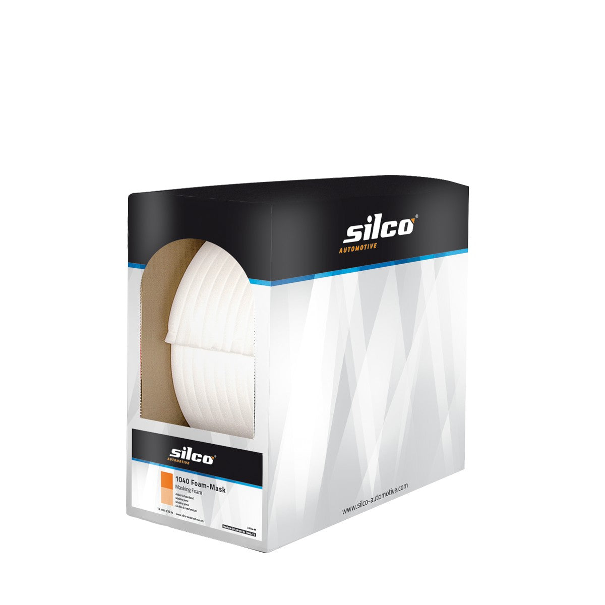Silco 1040 Foam-Mask Schaumstoff-Abdeck-Klebeband 13 mm x 50 m