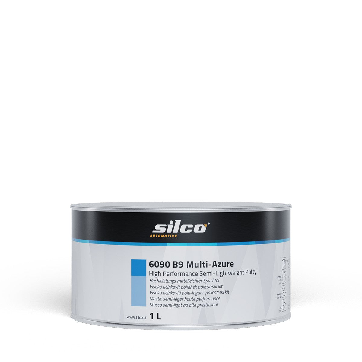Silco Hochleistungs-Spachtel 6090 B9 Multi-Azure Mittelleicht 1L