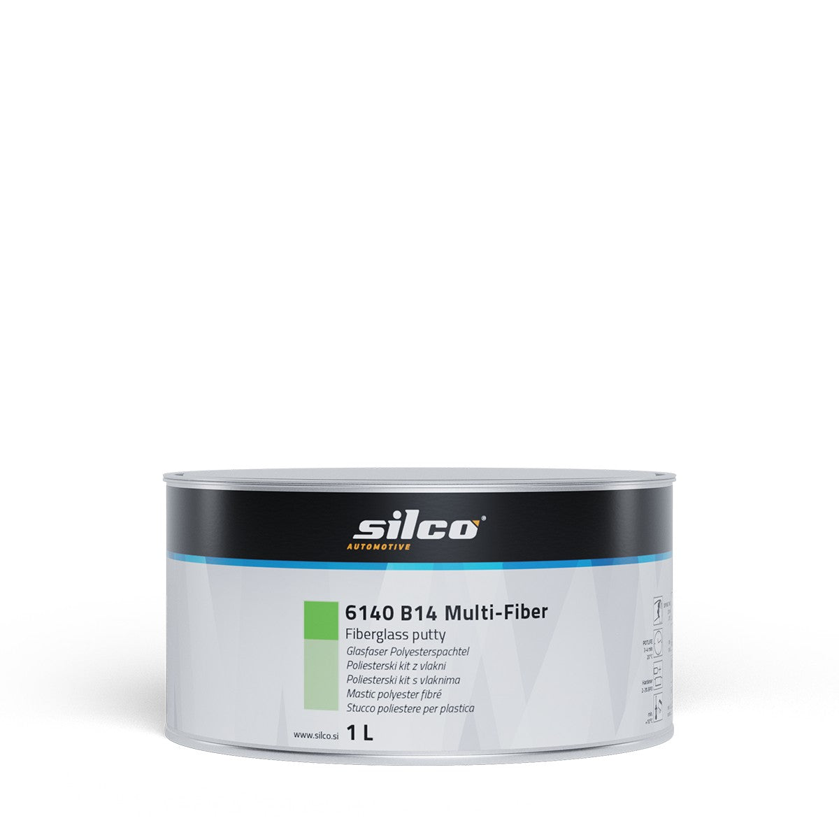 Silco Glasfaser-Polyesterspachtel 6140 B14 Multi-Fiber 1L