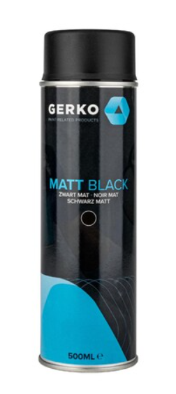 Gerko Matt Schwarz 500ml Spray