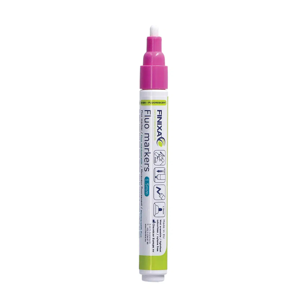 FINIXA Markierungsstift Rundspitze pink fluoreszierend