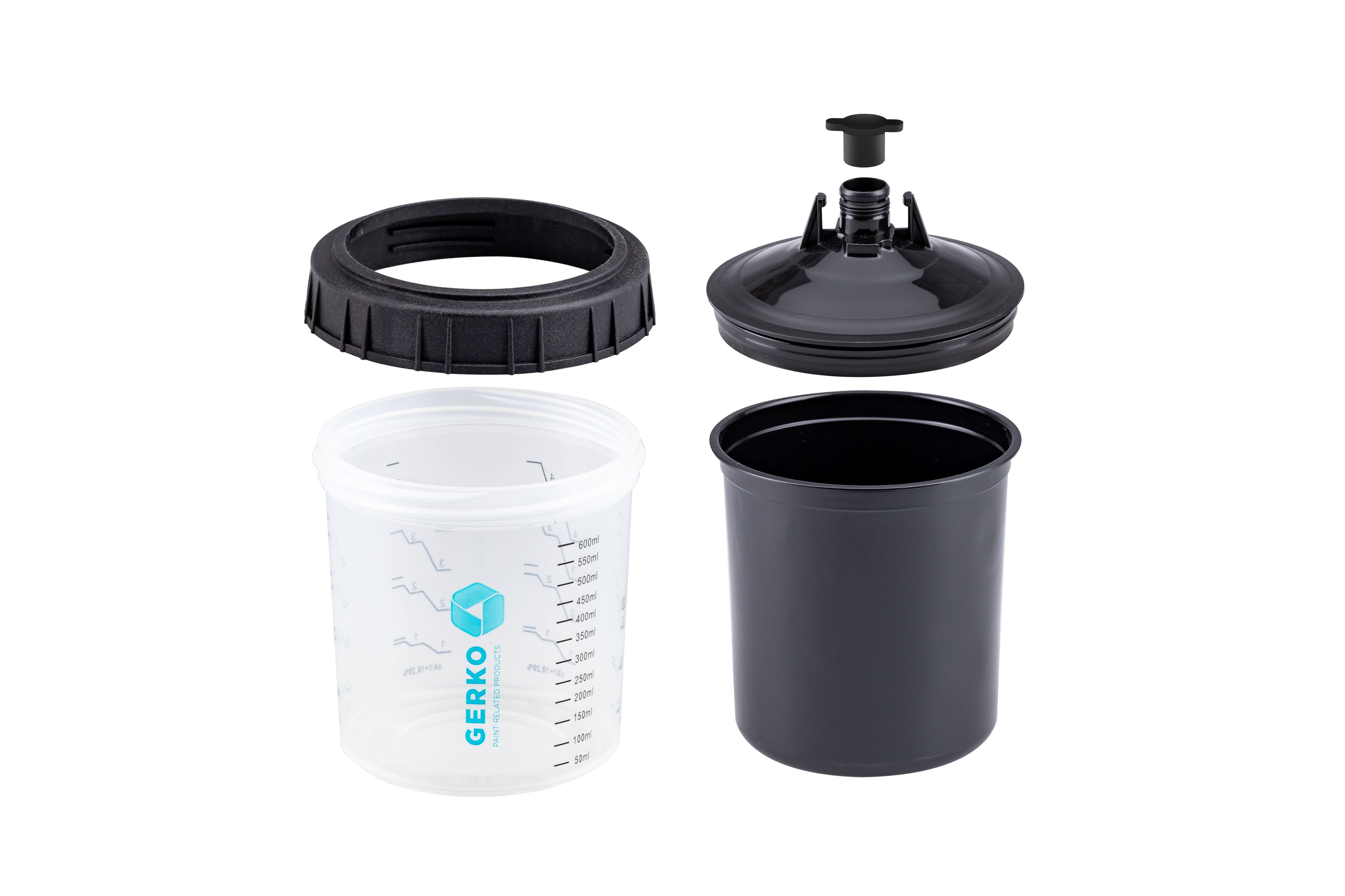 Gerko Paint System UV 190 µm 600 ml Set: 50 Becher