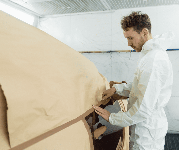 Q1® Car Basic Masking Tape braun