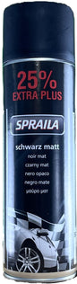 SPRAILA schwarzmatt Spray 500 ml