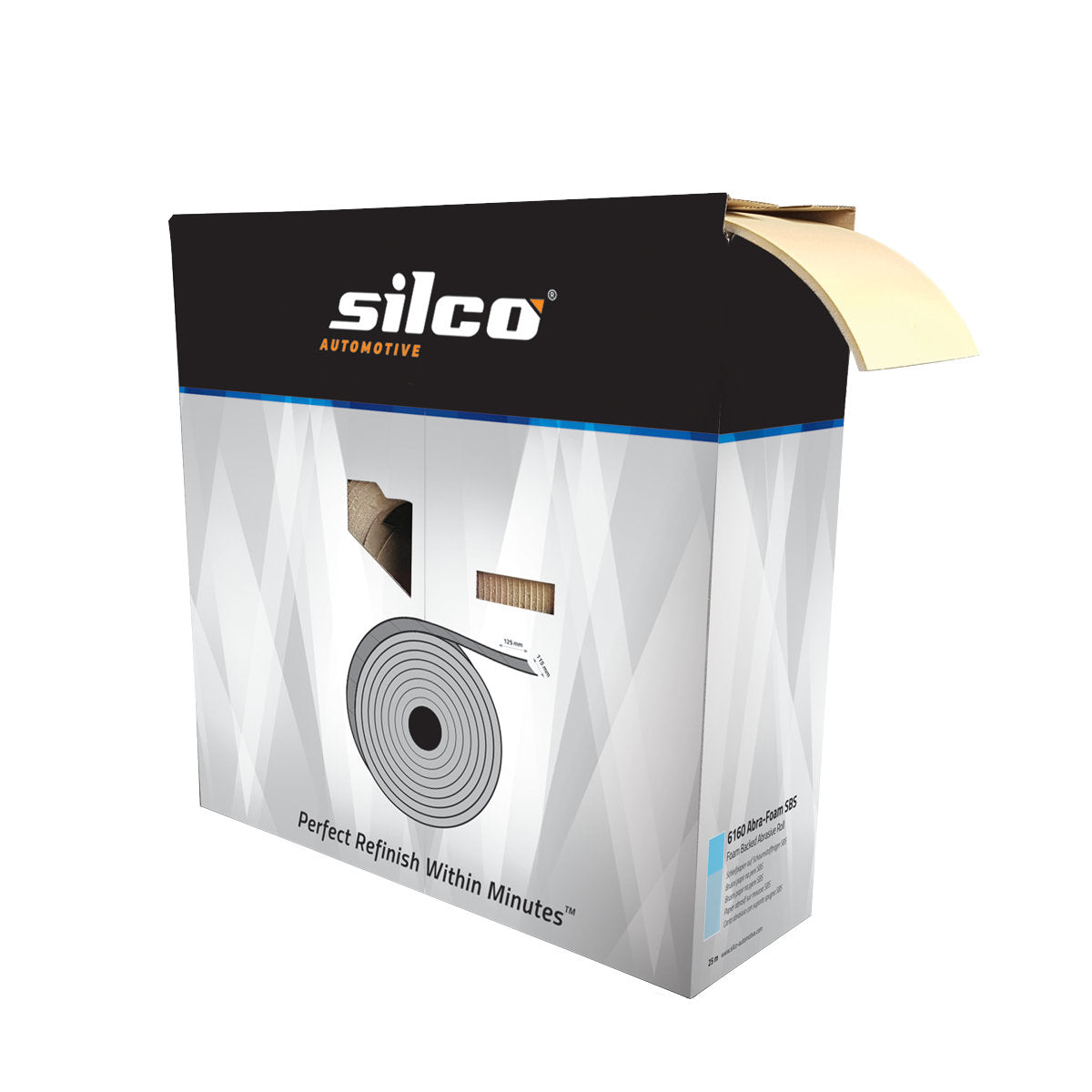 silco 6160 Abra-Foam SBS Schleifrolle 115 mm x 25 m