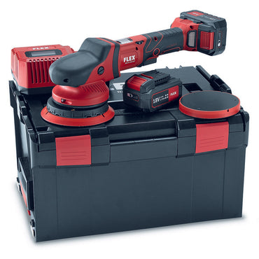 FLEX Akku-Exzenterpolierer 18,0 V XFE 15 150 18.0-EC 5.0 Set